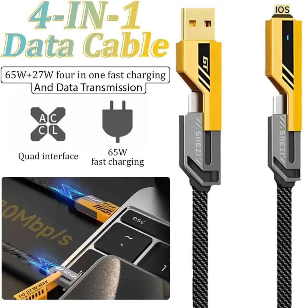 4 in 1 Car Cable | كابل سيارة 4 في 1