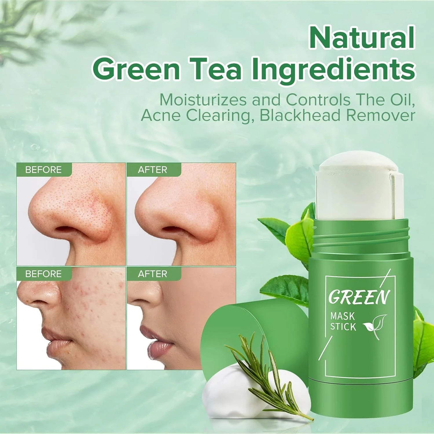 Green Tea Mask Stick for Face | قناع الشاي الأخضر للوجه
